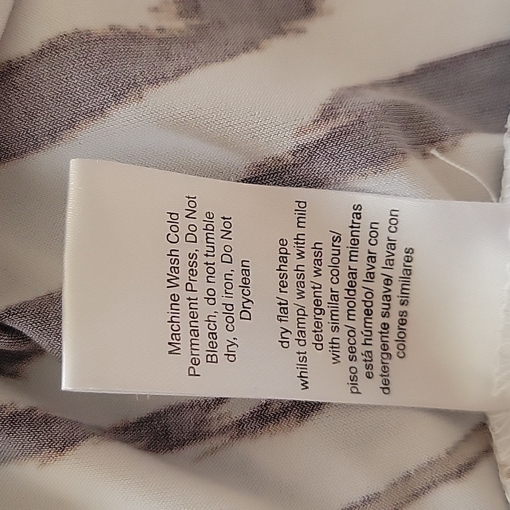 Venus Zebra Print Square Neck Top - Picture 5 of 8